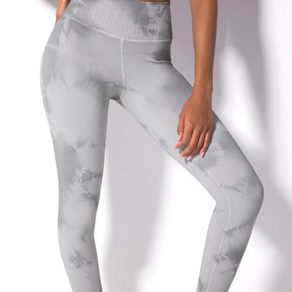 AVOCADO HAZE RENEE 7/8 RIB LEGGING